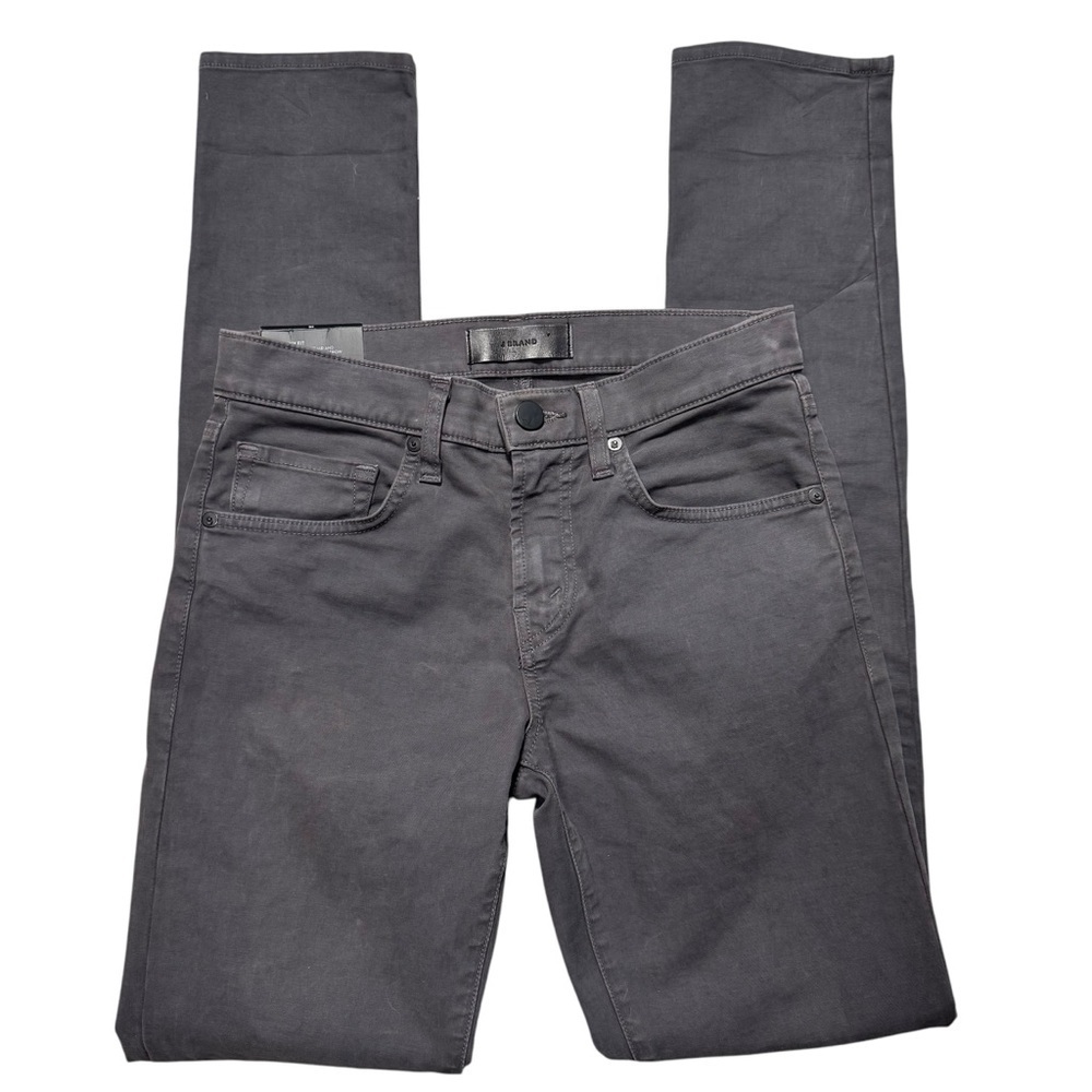 NWT New $185 J Brand Mick Skinny Fit Jeans in Worn Iron Size 28 x 34